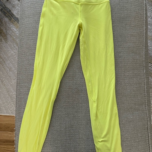 lululemon athletica Yellow Leggings with Stretchy Fit and Full Length Design - Picture 2 of 7
